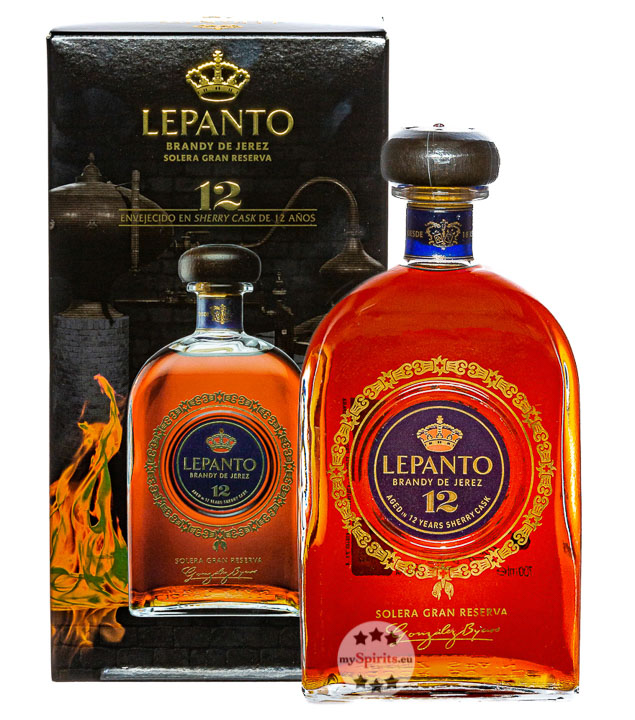 Lepanto Solera Gran Reserva Brandy 12 Años (36 % Vol., 0,7 Liter) von González Byass