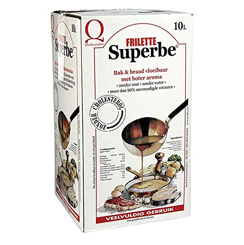 Frilette Superbe - Pflanzenöl mit Butteraroma, zum Backen und Braten, 10 l Frilette Superbe - Pflanzenöl mit Butteraroma, zum Backen und Braten, 10 l von Good-Fry International n.v.