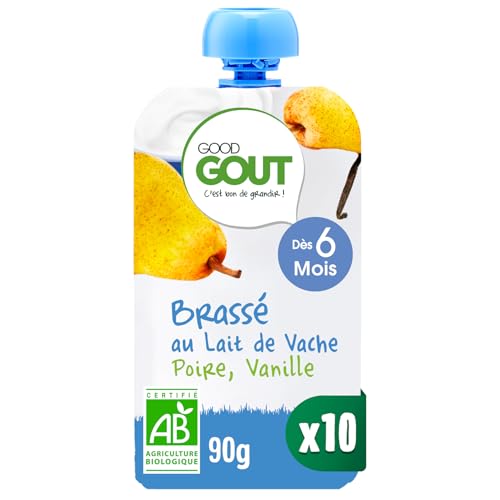 Good Goût BIO - Joghurt Vanille/Birne ab 6 Monaten - 10x120g von Good Goût