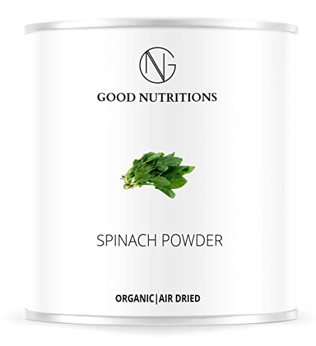 Spinatpulver-Rohkostqualität|Bio-Spinat aus deutschen Anbau |bio|vegan|Pur|Good Nutritions (1000) von HiPP