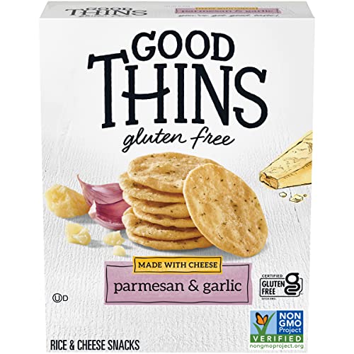 Good Thins Parmesan & Knoblauch Reis & Käse Snacks glutenfreie Cracker 100 ml von Good Thins