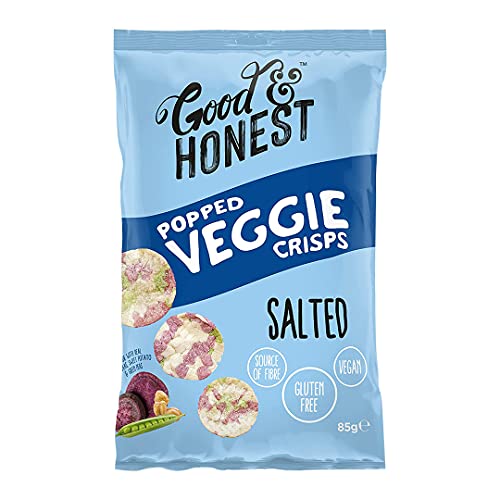 Good & Honest Chips Veggie Chickerbse, Süßkartoffel & Erbsensalz, 8 x 85 g von Good & Honest