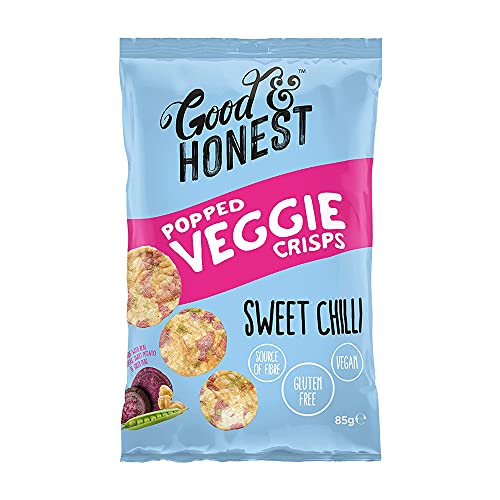 Good & Honest Chips Veggie Chickerbse, Süßkartoffel & Erbsensalz, Sweet Chili, 8 x 85 g Good & Honest Chips Veggie Chickerbse, Süßkartoffel & Erbsensalz, Sweet Chili, 8 x 85 g von Good & Honest