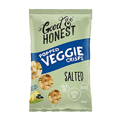 Good & Honest Chips Veggie Green Pea & Black Bean Salz 8 x 85 g Good & Honest Chips Veggie Green Pea & Black Bean Salz 8 x 85 g von Good & Honest