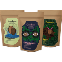 Goodbean Espresso Klassisch Probierset Espresso online kaufen | 60beans.com 3 x 250g / Herdkanne | Aero Press von Goodbean Coffee