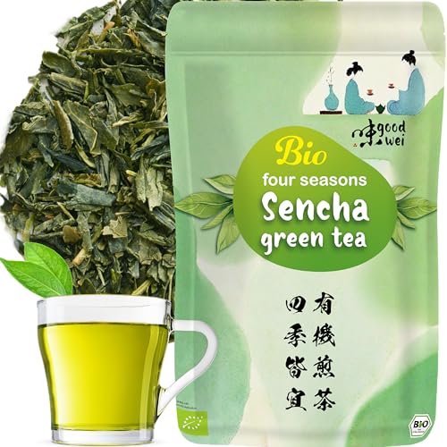 Goodwei Sencha Grüner Tee Bio Four Seasons - aromatischer, feinherber Grüntee, 250g Goodwei Sencha Grüner Tee Bio Four Seasons - aromatischer, feinherber Grüntee, 250g von Goodwei