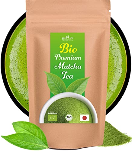 Matcha Pulver Tee Bio - Original Japanischer Matcha in Premium Qualität (500g) von Goodwei
