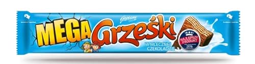 32x Grzeski Mega Polnischer Waffelriegel mit Milchschokolade 48g von Goplana