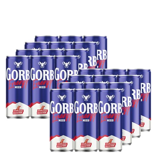 Gorbatschow Energy (2 x 12 x 0,33 l) 10% vol. - Deutschlands meist gekaufter Wodka trifft auf einen erfrischenden Energy Drink, Wodka Energy, fertig gemixt in der Dose, trinkfertig von Gorbatschow