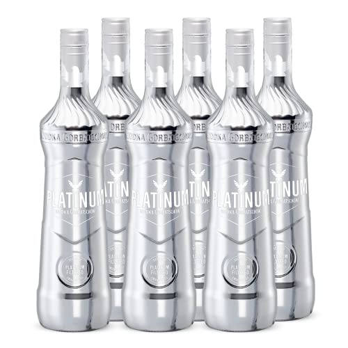 6x Wodka Gorbatschow Platinum 40% vol 0,7 l von Gorbatschow