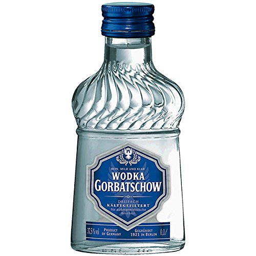 Wodka Gorbatschow - 37,5% Vol. Taschenflasche - 12 x 0,1 Liter von Gorbatschow