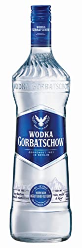 Gorbatschow Wodka 37,5 Prozent vol. (1 x 1 l) Premium Vodka - absolute Reinheit und Klarheit, milder Geschmack, ideal als Longdrink, im Cocktail oder als Shot von Gorbatschow