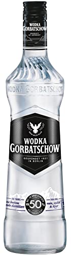 Wodka Gorbatschow 50 Prozent vol. (1 x 0,7 l) Premium Vodka - charakteristisch mild und klar, mit höherem Alkoholgehalt für ein noch intensiveres Geschmackserlebnis von Gorbatschow
