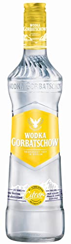 Wodka Gorbatschow Citron 37,5 Prozent vol. (1 x 0,7 l) Premium Vodka mit Zitronengeschmack, Lemon flavored Wodka - für Longdrinks, Cocktails oder als Shot von Gorbatschow