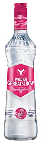 Gorbatschow Wodka Raspberry Special Edition 37,5 Prozent vol. (1 x 0,7l) - Premium Wodka mit Himbeergeschmack - Limited Edition Raspberry Flavored Vodka von Gorbatschow