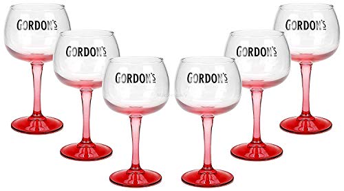 Gordons Gin Premium Pink Glas Longdrinkglas Ballonglas Cocktailglas Gläser Set ? 6 Stück Gordons Gin Premium Pink Glas Longdrinkglas Ballonglas Cocktailglas Gläser Set ? 6 Stück von Gordon's