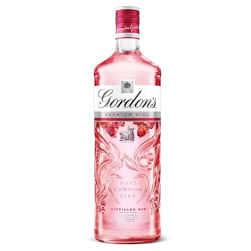 Gordons Premium Pink Destillierter Gin 1ltr von Gordon's