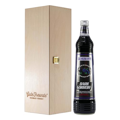 Gorroff Dark Likör und Wodka mit Geschenk-Holzkiste Gorroff Dark Likör und Wodka mit Geschenk-Holzkiste von Gorroff