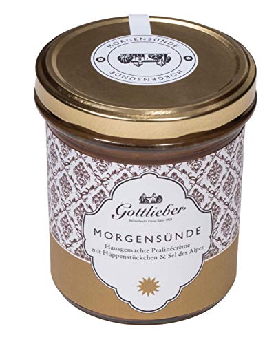 Gottlieber Brotaufstrich «Morgensünde» Mini (Hausgemachte Schweizer Pralinécreme mit Milchschokolade) 150g (31020004) von Gottlieber Spezialitäten AG