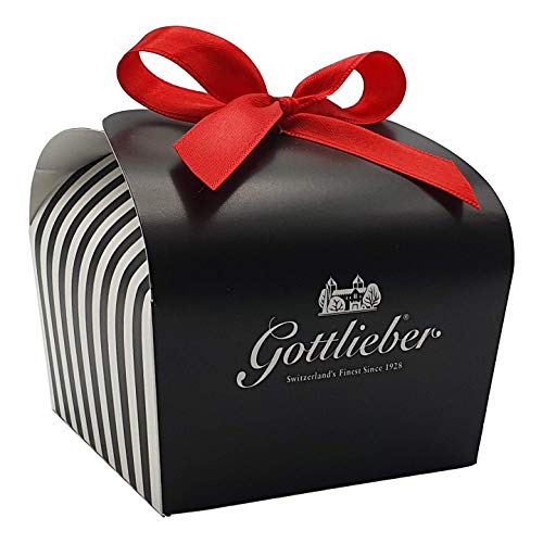 Gottlieber Mini-Hüppen «Tradition» im eleganten Geschenkböxli (Waffelröllchen mit Cremefüllung Praliné, Mocca, Gianduja) 85g (31010051) von Gottlieber Spezialitäten AG