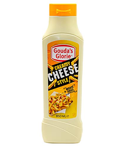 Gouda’s Glorie Creamy Cheese Style Käsesauce - 16x 850ml - vegane Käsesoße für Nachos Burger Enchiladas Tacos Burritos cremig-zartschmelzend warm und kalt genießbar von Gouda´s Glorie