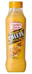 Gouda's Glorie Creamy Cheese Style vegane cremige Sauce mit Geschmack von Käse 850ml x 4 von Gouda's Glorie