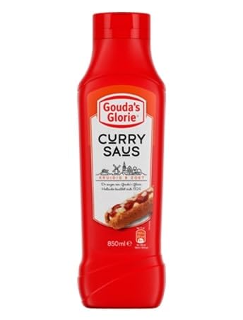 Gouda´s Glorie Curry Sauce - 16x 850ml - Originalrezept nach Holländischer Art, aus Curry und Tomate, zu Currywurst, Frikandel, Pommes, als Würze, zu Pizza und Pasta, warm und kalt genießbar von Gouda´s Glorie