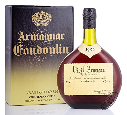 Goudoulin Vieil Armagnac Jahrgang 1924 Rarität 40% vol (1 x 0.7 l) von Goudoulin