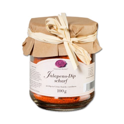 Gourmet Berner Jalapeno Dip scharf 100g Feinkost Delikatessen Jalapeño Dip Würzmischung für Dip Scharfe Dips Gewürze Gourmet Berner Jalapeno Dip scharf 100g Feinkost Delikatessen Jalapeño Dip Würzmischung für Dip Scharfe Dips Gewürze von Gourmet Berner