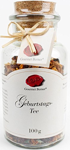 Gourmet Berner - Geburtstagstee, Früchtetee im 100g Glas von FOXCUP