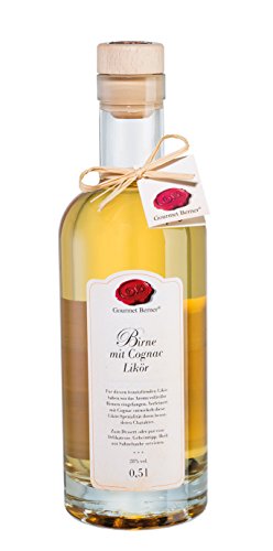 Gourmet Berner "Birne mit Cognac" Likör 0,5 Liter von Jlwiy