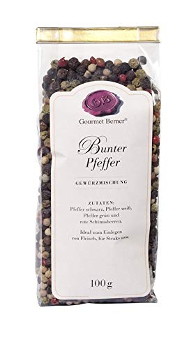 Gourmet Berner Bunter Pfeffer ganz 100g. von Gourmet Berner