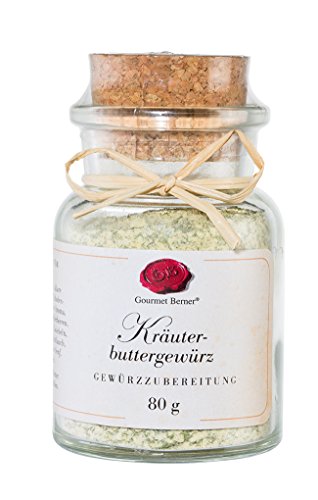 Kräuterbuttergewürz im Korkglas von Gourmet Berner