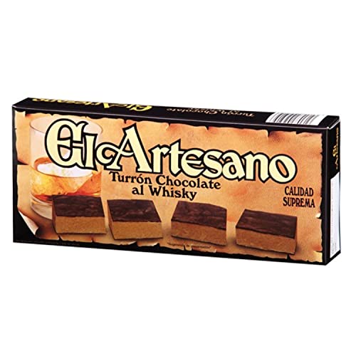 El Artesano Chocolate Truffle Whiskey Turron 200g von Gourmet Cazorla