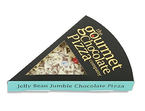 Gourmet Chocolate Pizza Scheiben einzeln verpackt (Jelly Bean Jumble) von Gourmet Chocolate Pizza