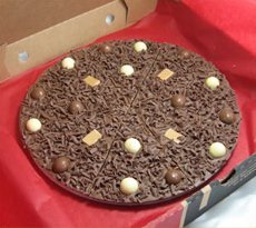 Gourmet Schokolade Alles Gute zum Geburtstag Pizza - himmlische Waben (10 ") von Gourmet Chocolate Pizza