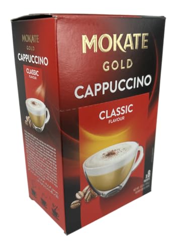 Cappuccino Gold Classic 100g (8x12,5g) – Cremiges Getränkepulver Typ Cappuccino von Gourmet Heimes