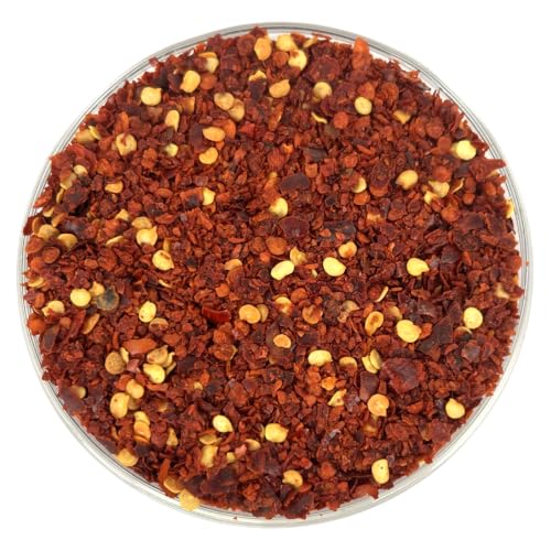 Chili mit Flocken - Scharf, intensiv für Pizza & Fleisch - Natürliche Würze & Farbe (750g) von Gourmet Heimes