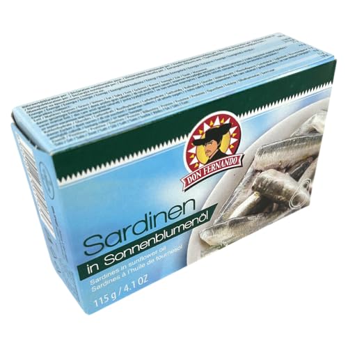 Sardinen in Sonnenblumenöl 115g Zarte Sardinen – Filets von Gourmet Heimes