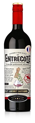 ENTRECOTE Steak Wein Rotwein Merlot Cabernet Sauvignon Syrah 6 x 0,75L ENTRECOTE Steak Wein Rotwein Merlot Cabernet Sauvignon Syrah 6 x 0,75L von Gourmet Pére & Fils