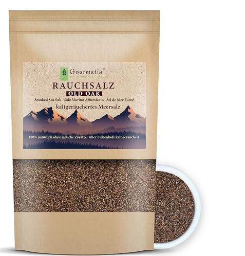 Gourmetia Rauchsalz fein 2KG, naturbelassenes kaltgeräuchertes Meersalz - auch als grob Gourmetia Rauchsalz fein 2KG, naturbelassenes kaltgeräuchertes Meersalz - auch als grob von Gourmetia