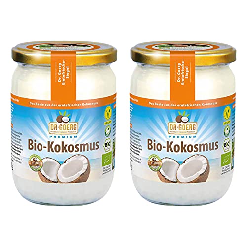 Dr. Goerg - Premium Kokosmus bio - 0,5 kg - 2er Pack von Govind