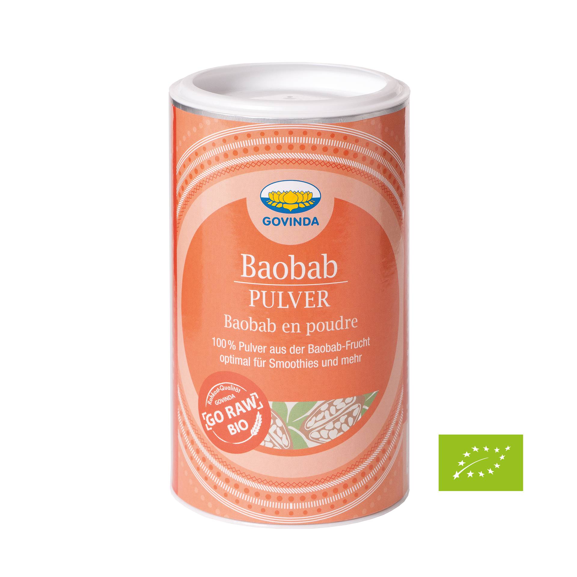 Baobab Pulver 200 g in Bioqualität - 100 % reines Fruchtpulver in Rohkostqualität - vegan - Govinda Baobab Pulver 200 g in Bioqualität - 100 % reines Fruchtpulver in Rohkostqualität - vegan - Govinda von Govinda