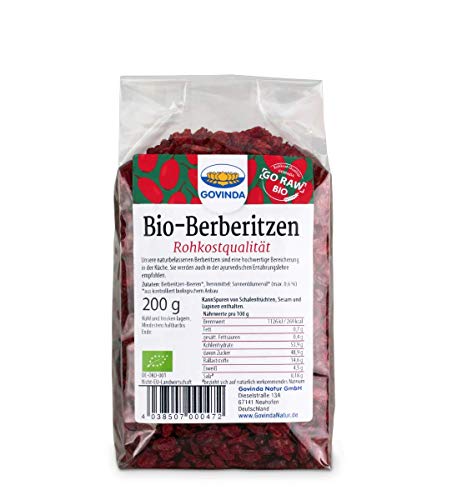 GOVINDA Berberitzen-Beeren, 1er Pack (1 x 200 g ) von Govinda