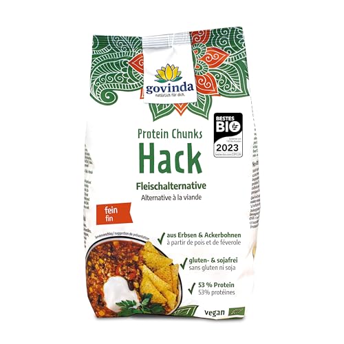 GOVINDA Protein Chunks, Hack, 125g (1er Pack) von Govinda