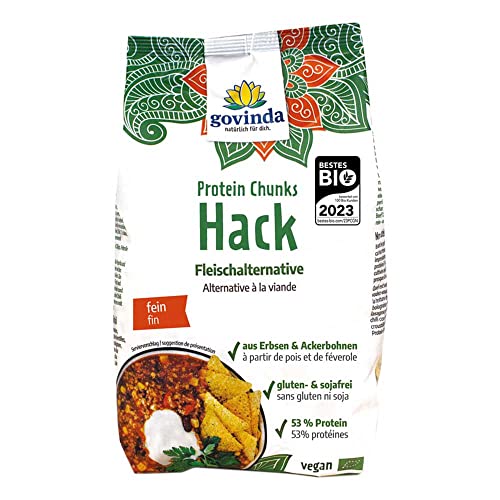 GOVINDA Protein Chunks, Hack, 125g (2er Pack) von Govinda