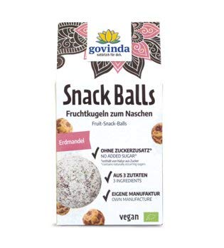 GOVINDA Snack Balls - Erdmandel 100g von Govinda