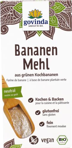 Bananenmehl 6 x 350 gr von Govinda