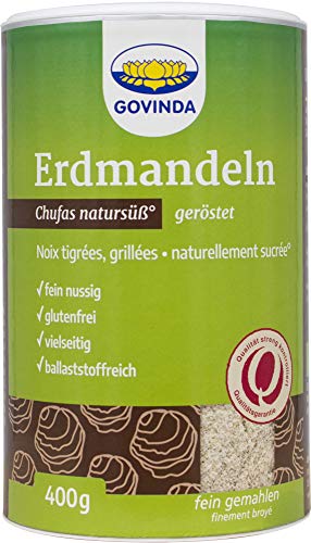 Erdmandel leicht geröstet, gemahlen 2 x 400 gr von Govinda