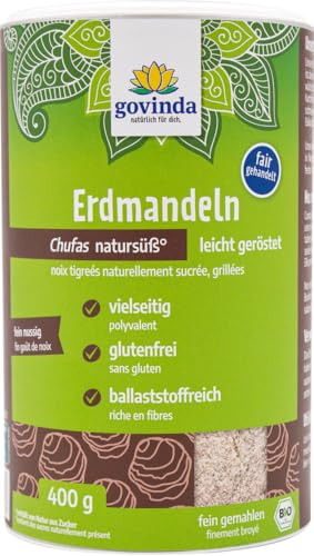 Erdmandel leicht geröstet, gemahlen 6 x 400 gr von Govinda